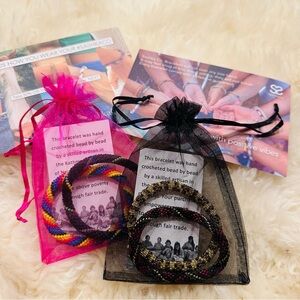 Sashka Co. Four Beaded Bracelets Bundle